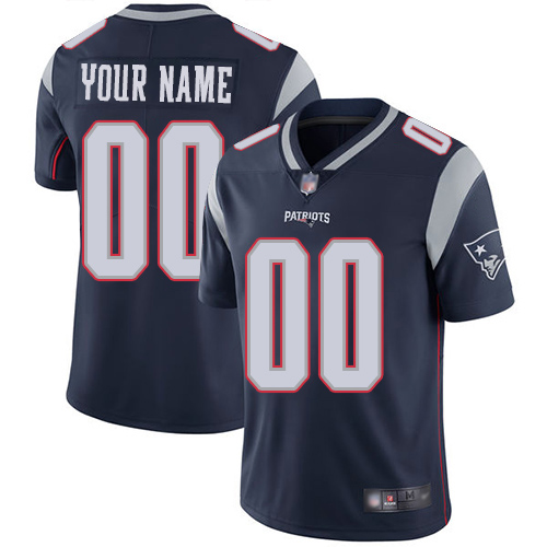 Limited Navy Blue Men Home Jersey NFL Customized Football New England Patriots Vapor Untouchable->customized nfl jersey->Custom Jersey